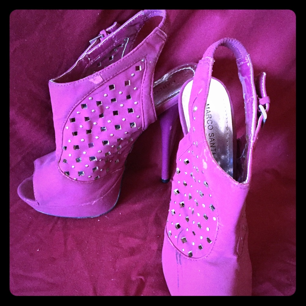 Marco Santi Suede Stiletto Heels